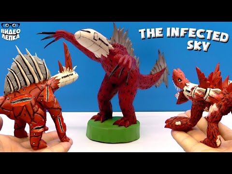 Видео: Лепим САМОЛЕТЫ Монстры ✈️ Зараженное Небо Infected Sky ▶ Видео Лепка