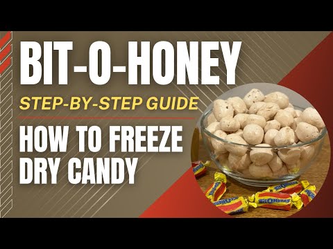 Видео: Как заморозить Bit-O-Honey | Сублимированные конфеты | Руководство | Инструменты | Всё, что вам н...