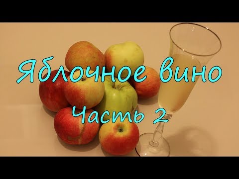 Видео: Яблочное вино. Часть 2.