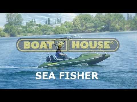 Видео: Надувная лодка катамаранного строения Boathause Sea Fisher 410   17