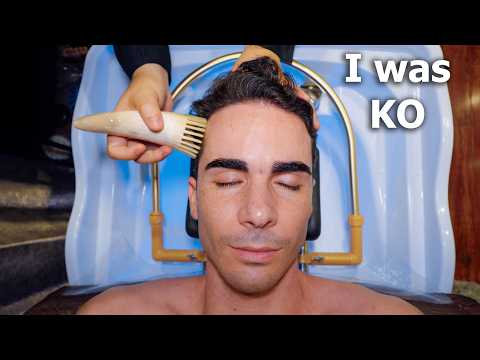 Видео: ASMR: Я уснул за считанные минуты! 😴 Массаж головы в тайском салоне сна