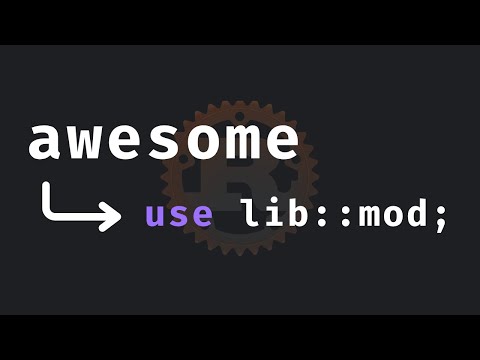 Видео: 60: Как использовать «lib.rs» в Rust