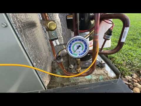 Видео: Устранена утечка R410a, катушка удачно найдена, но не вышла из строя