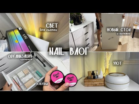 Видео: Nail Влог/ Минус 40 тысяч😱/Организация хранения/ Покупки