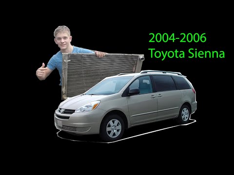 Видео: Замена радиатора Toyota Sienna 2005 года