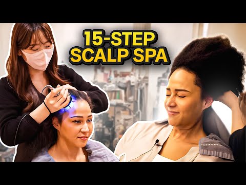Видео: Подходит ли вирусный корейский спа-салон для кожи головы для афро-волос? Мой опыт