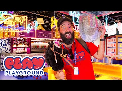 Видео: Insane Giant Games на игровой площадке Play Playground в Нэшвилле!