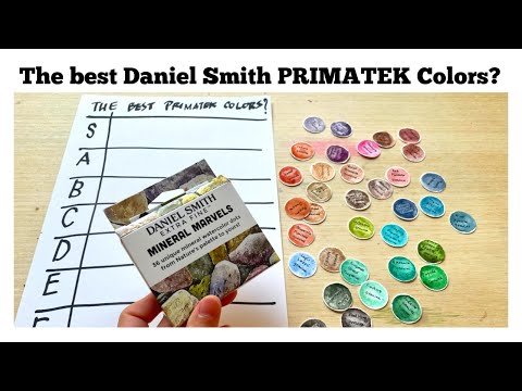 Видео: Образец с собой: Daniel Smith Primatek Watercolors