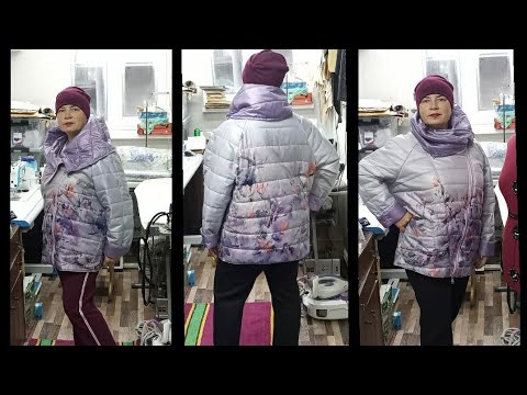 Видео: Куртка  из готовой стёжки .