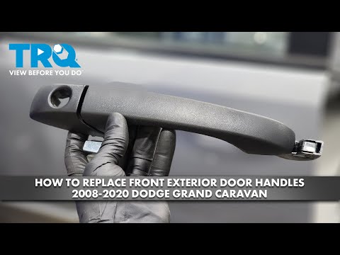 Видео: Как заменить передние наружные дверные ручки Dodge Grand Caravan 2008-2020