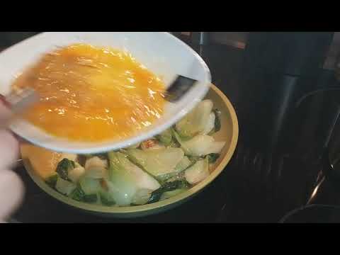 Видео: Полезный,вкусный завтрак из Пак Чой(китайская капуста).Диетическое, полезное блюдо.