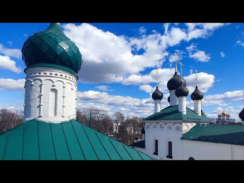 Видео: Колокольный звон Спасо Афанасьевского мужского монастыря города Ярославля 29.04.2022