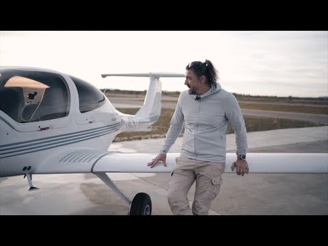 Видео: Красивый и безопасный самолёт: Diamond DA-40