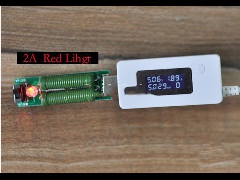 Видео: USB тестер напряжения, тока, ёмкости батарей + нагрузочный резистор