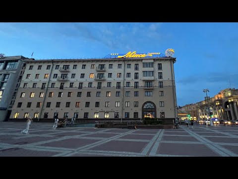 Видео: Гостиница Минск в городе Минск республика Беларусь - обзор одноместного номера и завтрак в отеле