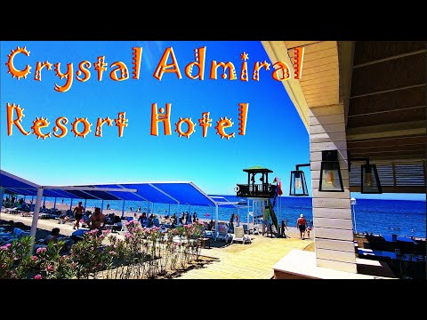 Видео: 【4K】Crystal Admiral Resort Hotel Komple Gezisi - Кристал Адмирал Анталия Турция обзор отеля