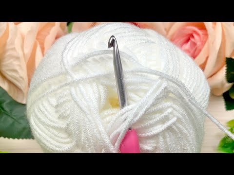 Видео: Необычный и простой узор крючком, идеально подходящий для самых разных проектов вязания крючком