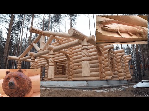 Видео: Баня из кедра Медведь и Щука