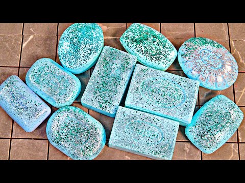 Видео: ASMR SOAP. Резка сухого мыла. Satisfying video. Painted soap cutting @ASMRSOAPUK