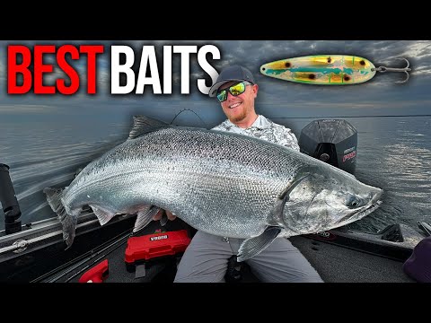 Видео: ЛУЧШИЕ приманки для ловли БОЛЬШОГО королевского лосося в озере Мичиган!!!