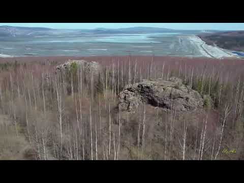 Видео: камень Жуков и Луковая. Вид с дрона.
