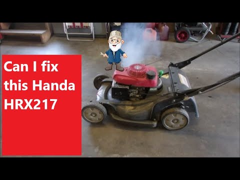 Видео: Устранение неисправностей Honda HRX217