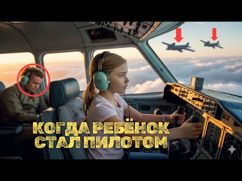 Видео: Самолёт замолчал на высоте 30 000 футов… пока за штурвал не села 11-летняя девочка