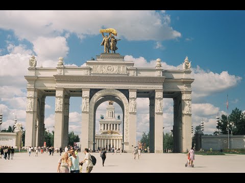 Видео: ВДНХ - снимаем на цветную пленку Kodak Vision