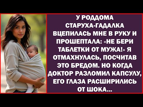 Видео: После родов супруг вручил мне витамины. Но старуха у роддома шепнула: «Не пей, они тебя сгубят!»