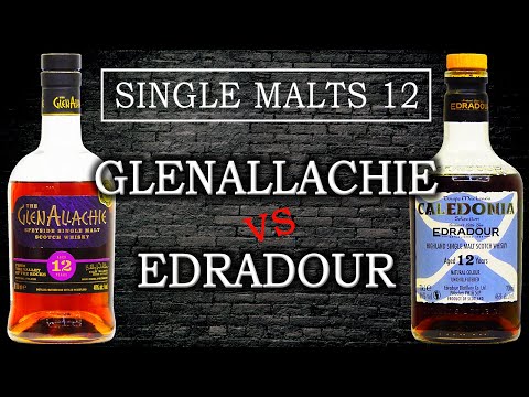 Видео: GlenAllachie 12 vs Edradour 12 Caledonia. Сингл-молты 12 лет: Часть 15.