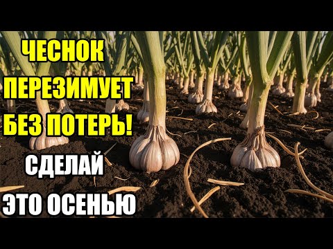 Видео: Сделайте это перед зимой — и чеснок перезимует идеально! Весной старт будет МОЛНИЕНОСНЫЙ!