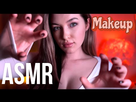 Видео: АСМР Нежный макияж Шёпот с ушка на ушко ASMR Doing Your Makeup Gentle whispering