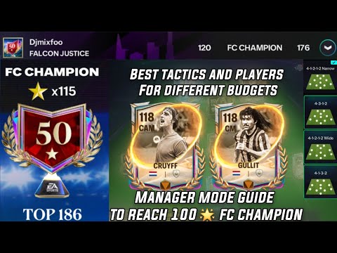 Видео: 115 🌟 ТОП 41212 РУКОВОДСТВО ПО ТАКТИЧЕСКОМУ РЕЖИМУ МЕНЕДЖЕРА В FIFA CHAMPION FC MOBILE 26 И ЛУЧШИ...