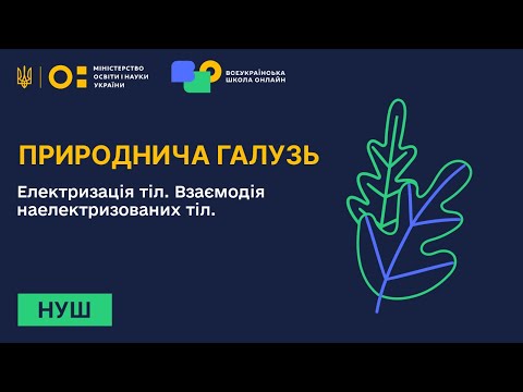 Видео: Природнича галузь. Електризація тіл. Взаємодія наелектризованих тіл