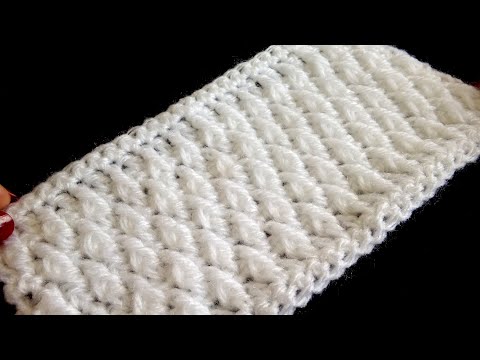 Видео: КРАСИВАЯ АЛЬПИЙСКАЯ СТРОЧКА КРЮЧКОМ ДЛЯ КОВРОВ, ДЕТСКИХ ОДЕЯЛ #croche #crochet #crochetbabyblanket