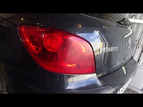 Видео: Как снять задние фонари и поменять все лампы. Peugeot 307.