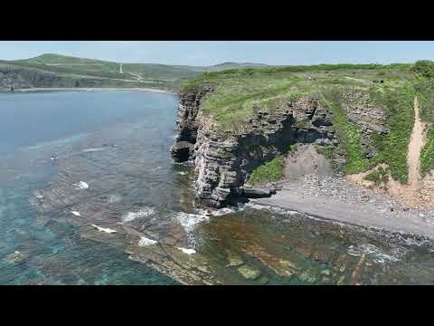 Видео: Мыс Вятлина | Рифы и мелководье | Бухта Богдановича | Остров Русский |  Владивосток | 4k