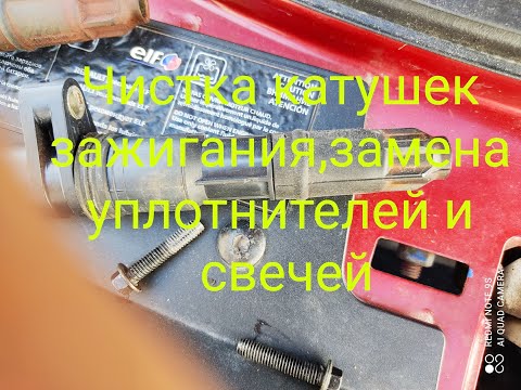 Видео: DUSTER Чистка катушек зажигания  замена уплотнителей и свечей РЕНО