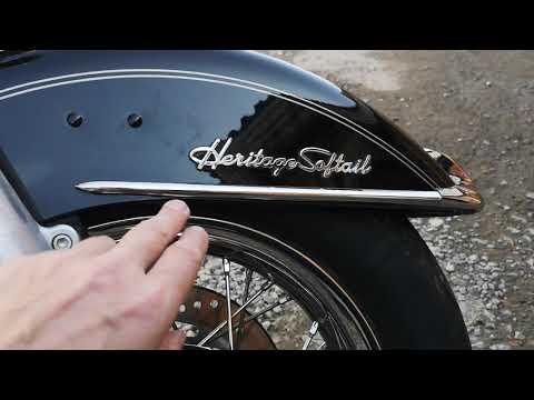 Видео: Harley-Davidson softail heritage 2007 небольшой обзор