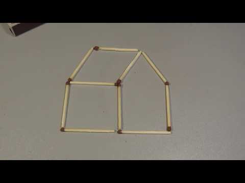 Видео: Две головоломки со спичками,трудные и раскрытие секрета !!!