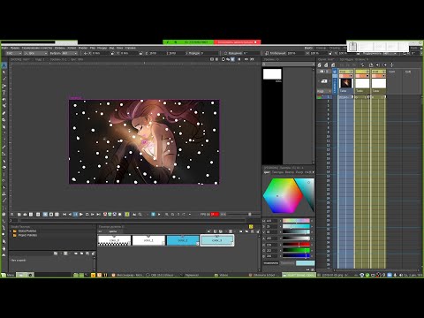 Видео: OpenToonz: Анимируем падающий снег (запись урока)