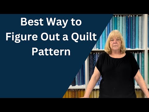 Видео: Лучший способ придумать выкройку для лоскутного одеяла | Эпизод 175