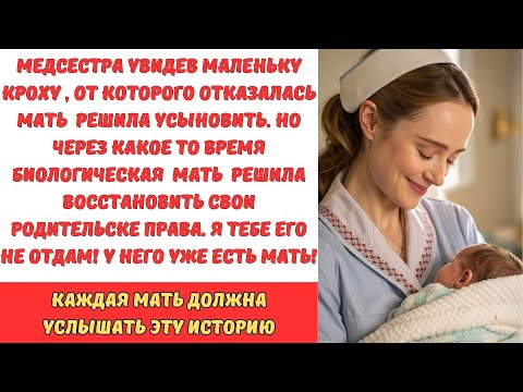 Видео: МАТЬ ОТКАЗАЛАСЬ ОТ МЛАДЕНЦА, А МЕДСЕСТРА РЕШИЛАСЬ НА ОТЧАЯННЫЙ ШАГ...