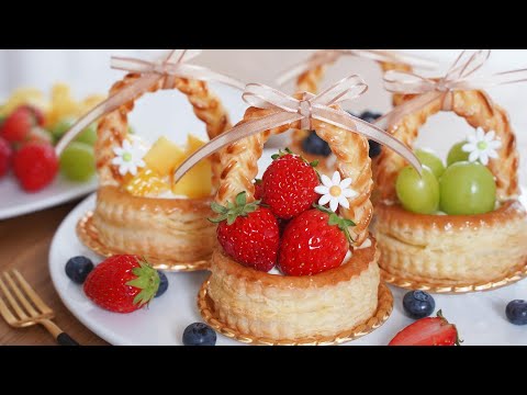 Видео: Он выглядит мило, его легко приготовить и он фантастически вкусный~🎊 / Рецепт мини-фруктового пирога