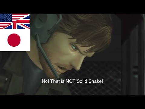Видео: Metal Gear Solid 2: Нет! Это НЕ Солид Снейк! /Японская и английская озвучка/