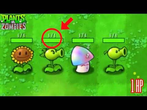 Видео: Сможешь выжить 30 ДНЕЙ в Plants Vs Zombies с 1 ХП?