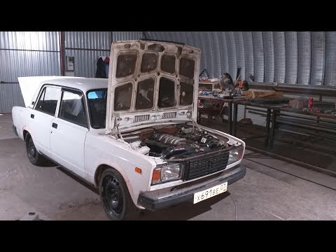 Видео: Капот Аллигатор 2107  V8 1UZ fe VVTI+  щток ВУТ