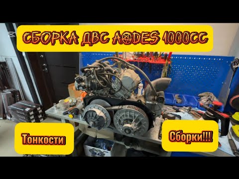 Видео: AODES 1000cc сборка Двигателя.