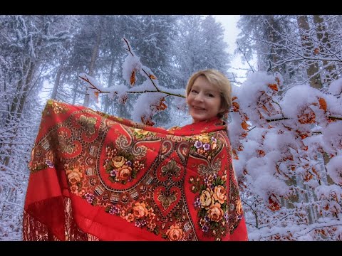 Видео: Все оттенки красного ⭕ ⭕ ⭕ шерсть.Павловопосадские платки в Минске . Светлана