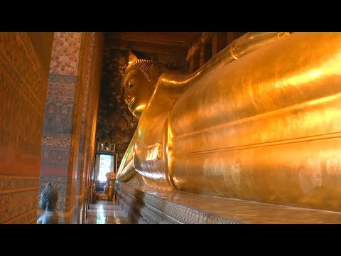Видео: Ват Пхо, Храм Лежащего Будды, Бангкок, Таиланд